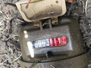 leak detection - water meter test - regency plumbing